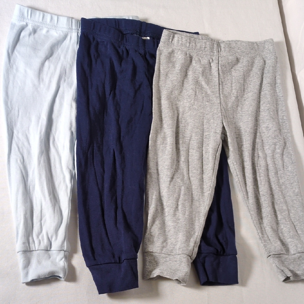Carter's Toddler Joggers Set of Three - Light Blue, Navy, and Gray